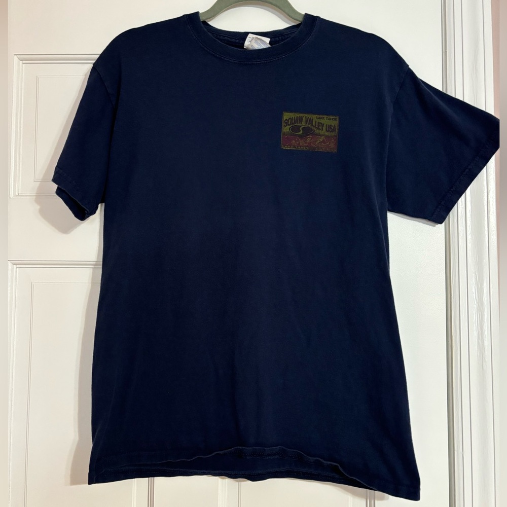 Navy Graphic T-Shirt Lake Tahoe